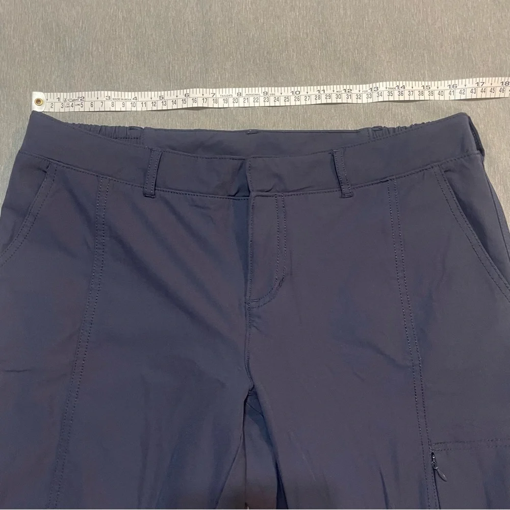 Kirkland Signature Travel Pants Size 10 Navy Blue Ankle Stretch Lightweight - Picture 7 of 11